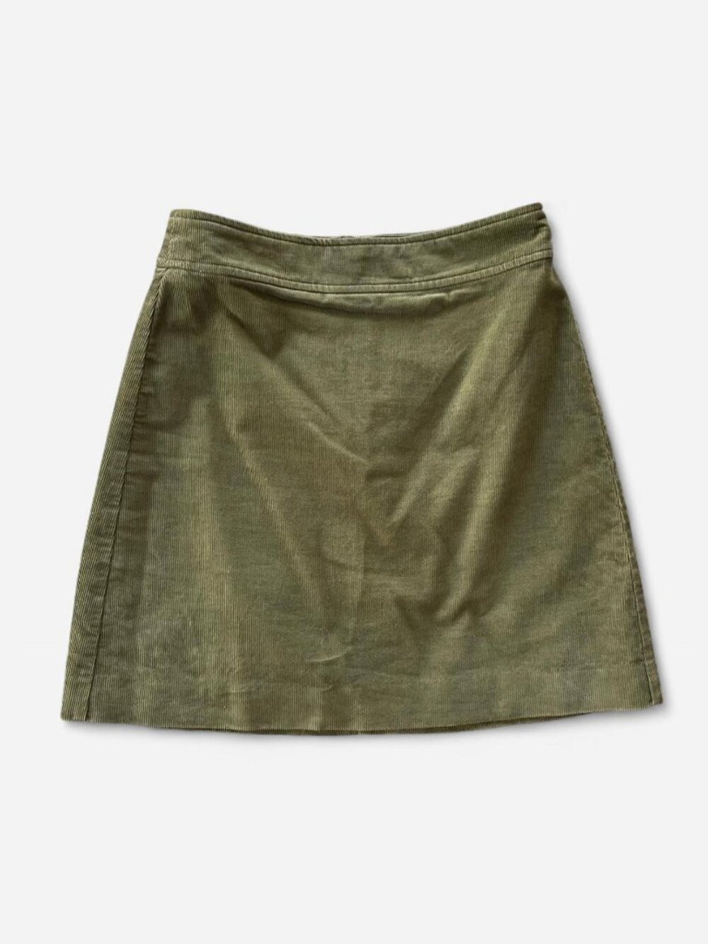 J. Crew Women's Green Corduroy Mini Skirt - size 00
